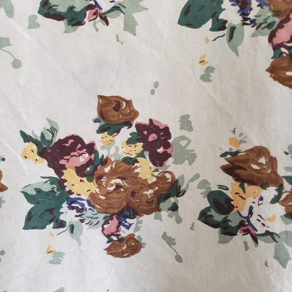 One Resource Vtg Floral Button Down Sleeveless Top - Picture 3 of 8